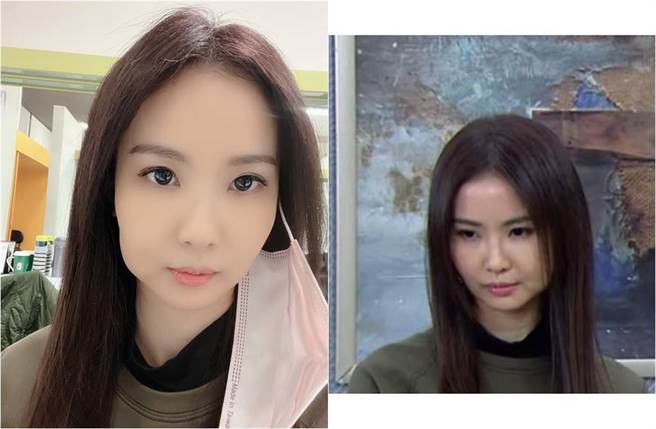 陈小菁因牙痛导致脸肿，不过她仍敬业完成拍戏工作。（图／取材自陈小菁脸书）