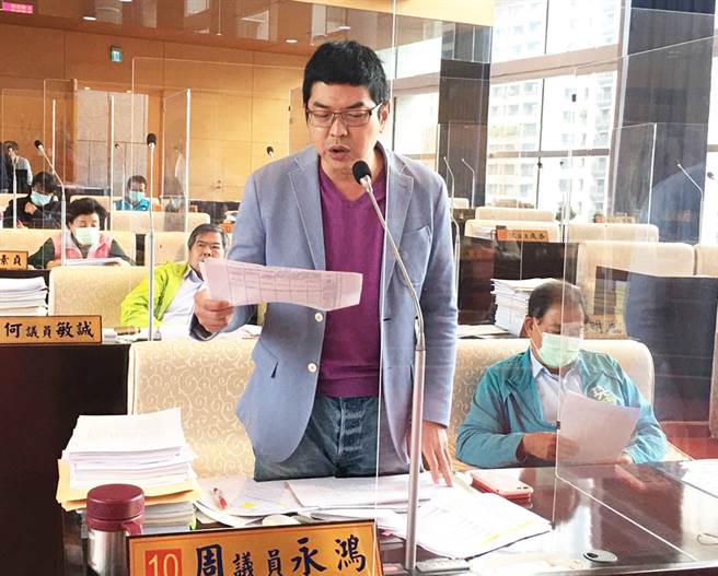 市議員周永鴻抨擊說，公捷處和中捷公司今年沒成行的考察計畫，明年全都換地點，實在讓人看不出考察究竟是為學習交流國外經驗，還是讓少數人能環遊世界。（陳世宗攝）