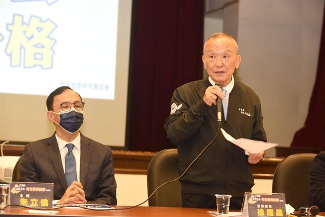 苗栗縣長徐耀昌27日北上參加朱立倫主持的「2026竹竹苗科技都」記者會。（苗栗縣政府提供／李京昇苗栗傳真）