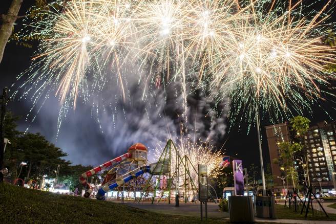 煙火。(台茂提供／蔡依珍桃園傳真)