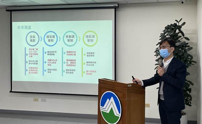 环保署今天公布初步「2021年空气品质监测结果」统计。（环保署提供／林良齐台北传真）