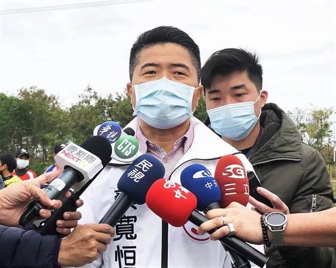 中市第二选区立委补选国民党候选人顏宽恒。（资料照，陈世宗摄）
