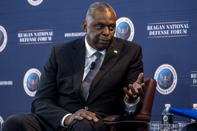 美国国防部长奥斯汀（Lloyd Austin）。(图/美联社)