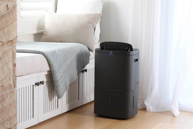 伊萊克斯極適家居清淨除溼機，為同級競品中唯一實測342 CADR值的機型，定價1萬2900元起。（伊萊克斯提供）