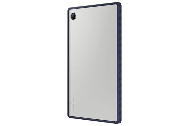 Galaxy Tab A8的彩色边框透明保护壳。（三星提供）