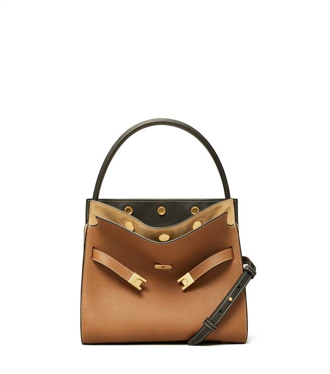 新光三越Tory Burch Lee Radziwill小型双层肩背包，3万8900元至4万2900元。（新光三越提供）