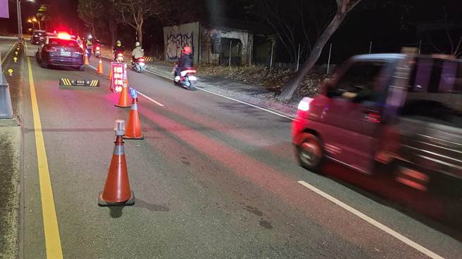 台中市警察局自12月1日起規劃為期三個月「掃除『醉』犯」專案，值跨年將屆更於12月28日起連續3日執行取締酒後駕車大執法勤務。（台中市警局提供／馮惠宜台中傳真）