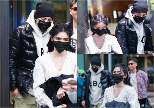 蔡卓宜宣布单身后王大陆却又现身接她下班，让网友们雾里看花。（图／微博@次瓜娱乐 ）