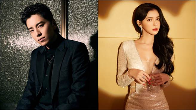 蔡卓宜在圣诞节时宣布分手但昨日王大陆仍现身接她下班。（图／微博@王大陆、蔡卓宜）