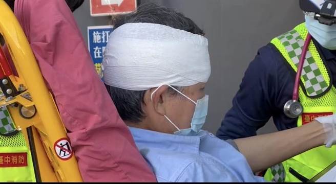 台中汉翔基地29日发生粉尘气爆，7人送医。（民眾提供／冯惠宜台中传真）