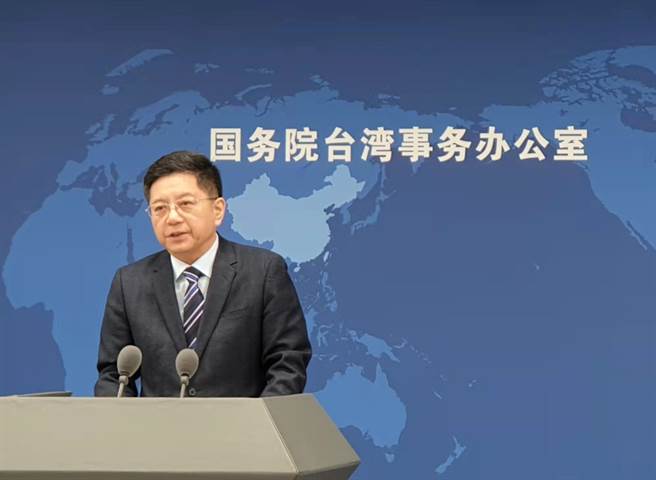 大陆国台办发言人马晓光。（蓝孝威摄）
