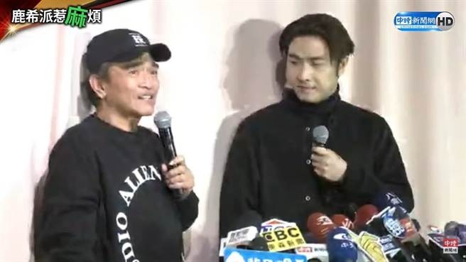 吴宗宪现身鹿希派道歉记者会。（图／翻摄自中时新闻网 Youtube）