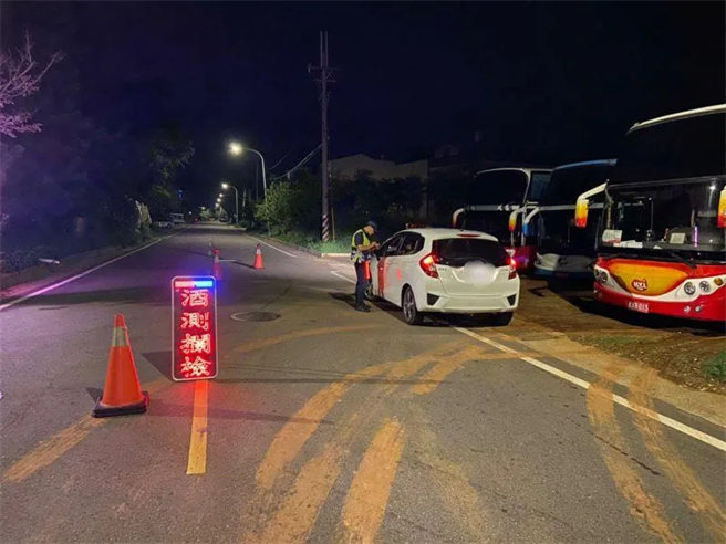 金门今年虽受疫情影响，但1月至12月27日仍取缔酒驾182件。（警方提供）