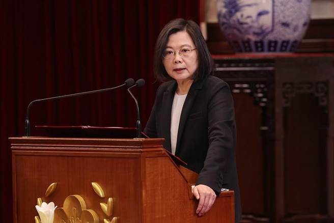 民進黨主席蔡英文(總統府資料照片)