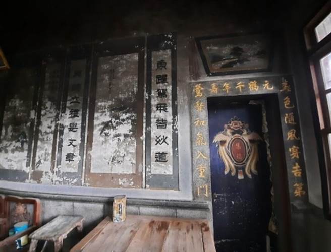 莿桐乡林宅保存完整的闽南式三合院建筑形制及名家彩绘。（云林县文观处提供）