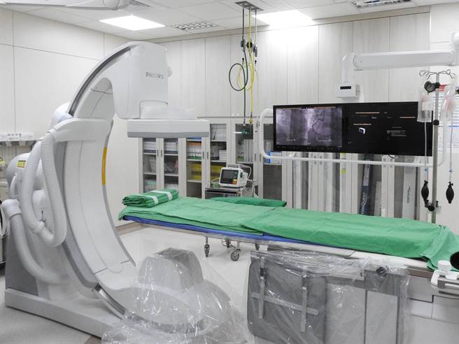 全新的心导管室，5月启用至今，已经拯救将近200为南投相信的性命。（县府提供／吴建辉南投传真）