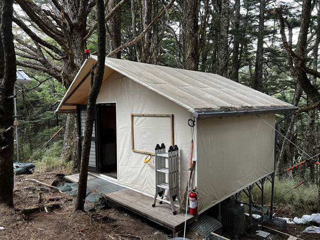 锯东避难小屋外观。（太鲁阁国家公园提供／王志伟花莲传真）