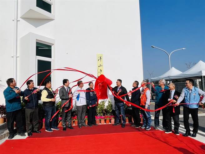 斥資新台幣3.91億元的「金門洋山淨水場新建工程」今天正式揭牌啟用。（金門縣府提供）