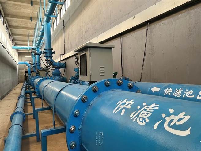 洋山淨水場完工啟用也減少西半島長期對地下水的依賴，將由以往自來水供配占比60％大幅下降至15％左右。（金門縣府提供）