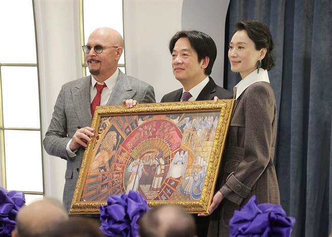 副总统赖清德出席「犹台文化交流协会暨犹太社区中心开幕仪式」(总统府提供)