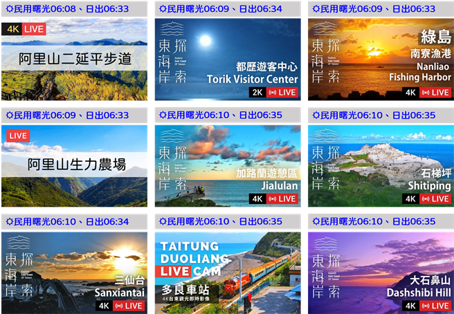 台北天文館公布全國景點直播連結。（台北天文館提供／楊亞璇台北傳真）