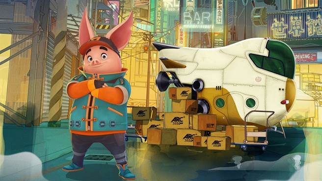 男主角八戒是愛出風頭、迷迷糊糊的快遞員。（圖／龍華電視提供）