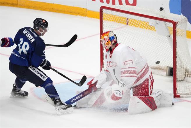 俄罗斯冰球比赛。（美联社资料照）