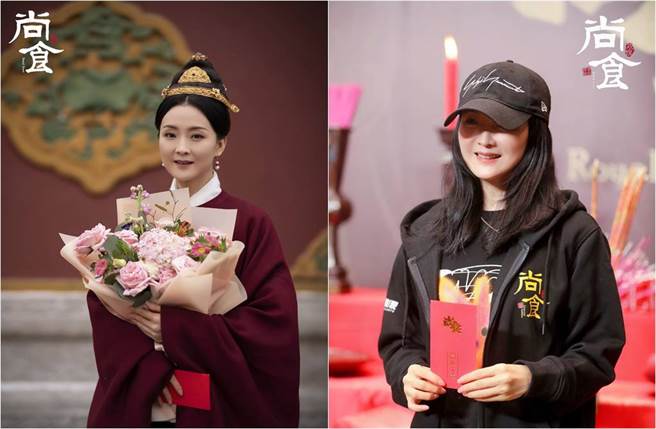 王豔日前回歸劇組拍戲。（圖／取材自王豔微博）