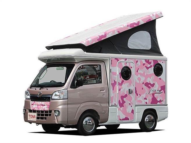 DoMo集团看好露营车市场热潮方兴未艾，购买10辆露营车加入日本露营车租赁市场。（DoMo集团提供／陈佑诚传真）