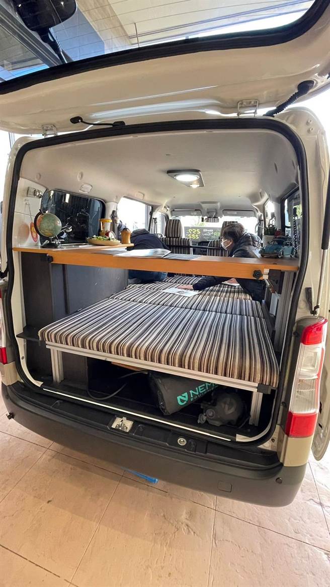 DoMo集团看好露营车市场热潮方兴未艾，购买10辆露营车加入日本露营车租赁市场。（DoMo集团提供／陈佑诚传真）