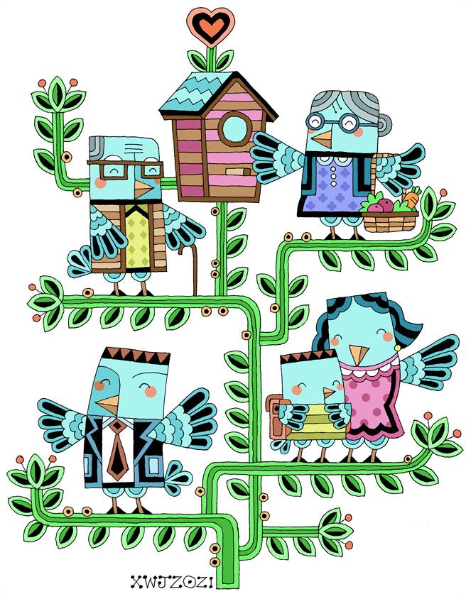 同一屋檐下。(图/读者杂志提供)