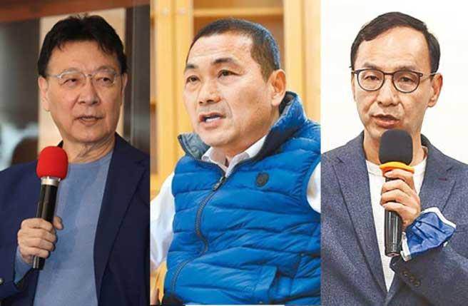 朱立伦、赵少康、韩国瑜与侯友宜等四人，谁才是国民党2022年的共主？(图/资料照合成)