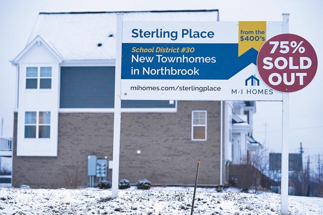 受惠於美國房市火熱，REITs 2021噴出，但漲勢在2022年恐遭遇阻力。圖／美聯社