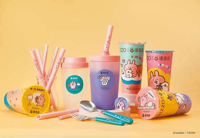 康青龙携手卡娜赫拉的小动物，推出联名商品。（康青龙提供）