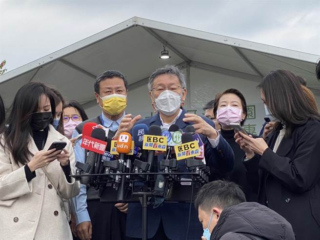 台北市长柯文哲。（黄婉婷摄）