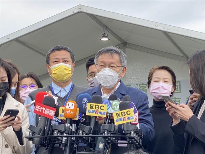 台北市长柯文哲。（黄婉婷摄）