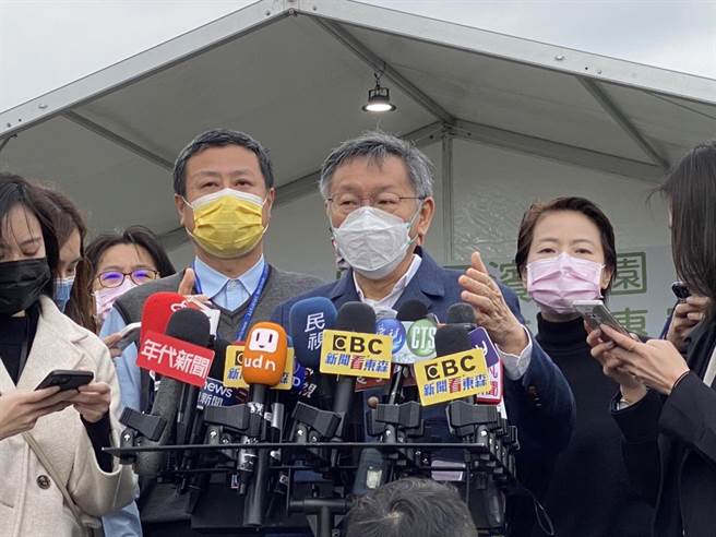 台北市副市长黄珊珊（右）。（黄婉婷摄）