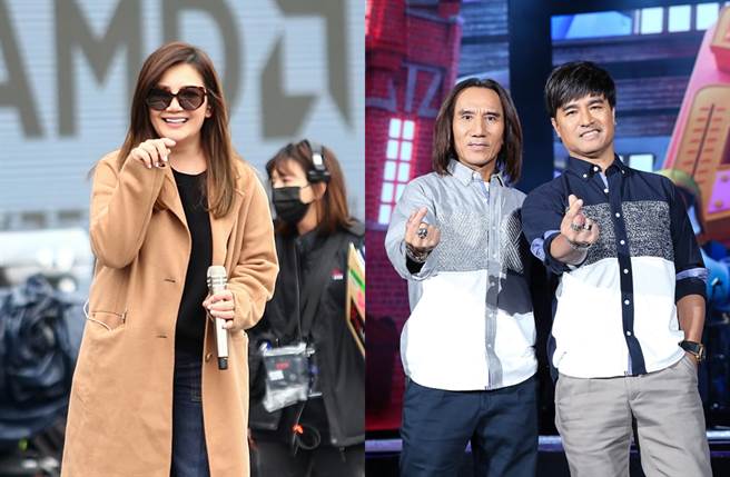 昨梁靜茹、動力火車出席臺北最High新年城彩排。（圖／中時資料照片）