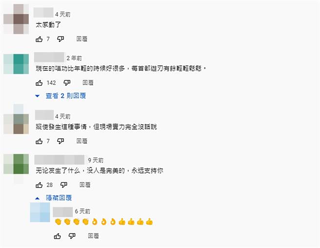 網友替王力宏打氣。（圖／翻攝自王力宏Wang Leehom Youtube）