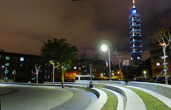 景勤1号公园，可以清楚眺望台北101。（图／翻摄台北市公园处官网）