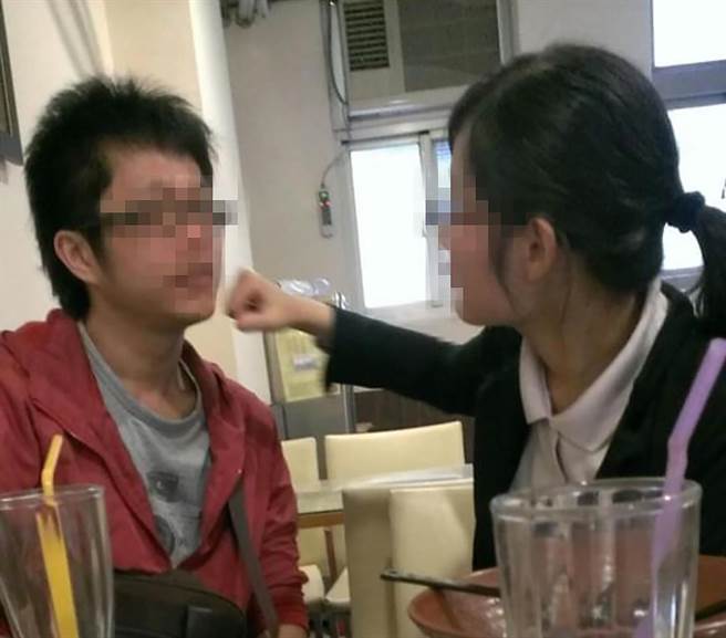 江姓女子（右），因向父亲讨钱不成，竟伙同34岁张姓男友（左），以榔头击杀父亲，再以机车载着江父尸身，运往山区弃尸。（民眾提供／黄国峰台中传真）