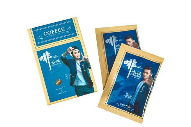 「啡感性」和維納斯系列都由本土「戲劇男神」陳冠霖代言。（資料照片）