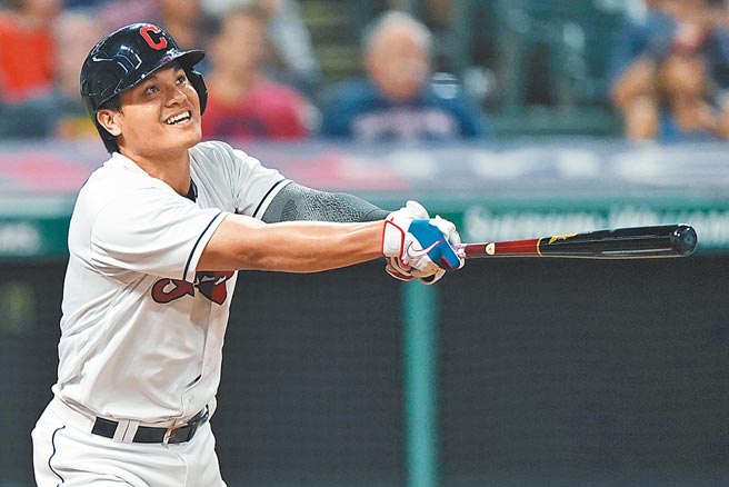 旅美好手张育成2021年球季轰出9支全垒打。（美联社）