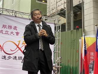 黃希賢宣布以無黨籍角逐基隆市長 邱臣遠到場致意強調黨不怯戰