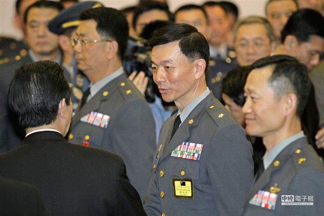 备役少将于北辰（中）。（中时资料照，张铠乙摄）