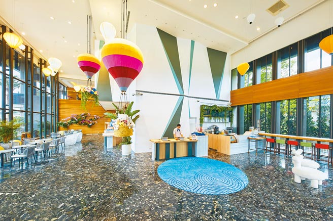 趣淘漫旅-台东热气球主题大厅。（趣淘漫旅-台东提供）