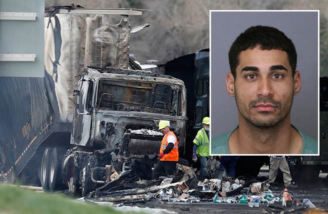 古巴出生的卡車司機梅德羅斯因連環車禍撞死4人被判110年，現因500萬人連署，州長決定以特赦權減至10年。(圖/美聯社)