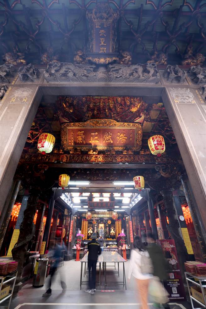 新庄武圣庙建于清代，建庙起因是在地商家多膜拜关圣帝君，可见当地商业鼎盛。（黄世麒摄）