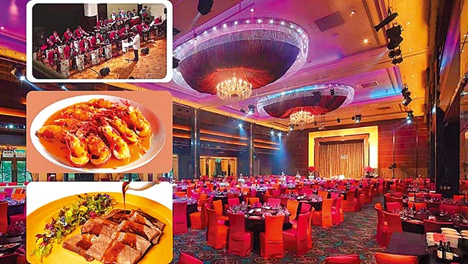 维多丽亚酒店推出「除夕围炉飨宴‧顶级中式美馔」，邀请台湾首创大型爵士乐团（Big Band）现场演奏。图／业者提供