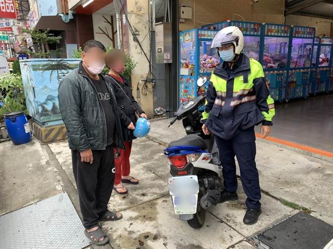 孟姓女子出門找不到機車，報失竊，員警趕赴現場了解，研判停錯位置的可能性極大，在周邊協助尋找才不到3分鐘，便在距離30公尺的對面騎樓找到機車。（台中市第三分局提供／馮惠宜台中傳真）